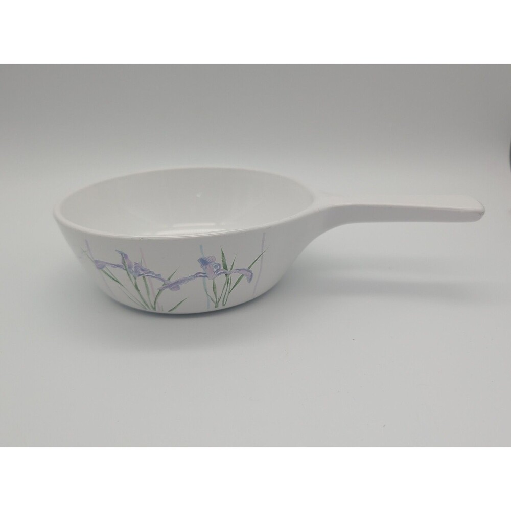 Corning Ware Shadow Iris Sauce Pan Pot S-81-B Handle 0.5L (1 Pt) Purple Flowers